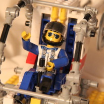 LEGO Technic heli pilot